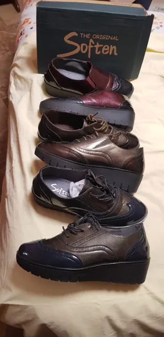 Zapatos Soften Mujer Talla 41 ,23 cada par