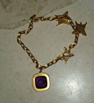 Bracciale Rebecca bronzo pietra viola