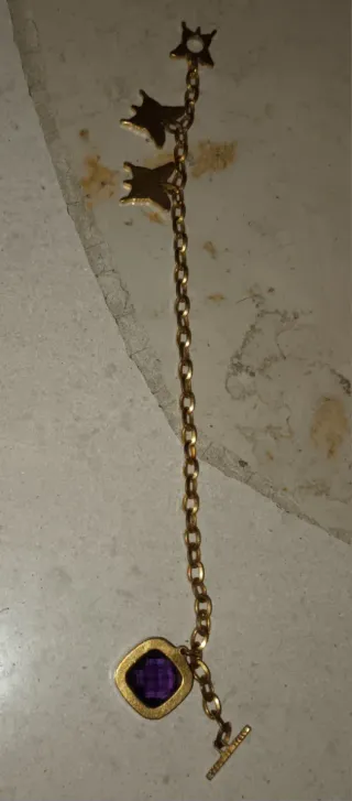 Bracciale Rebecca bronzo pietra viola