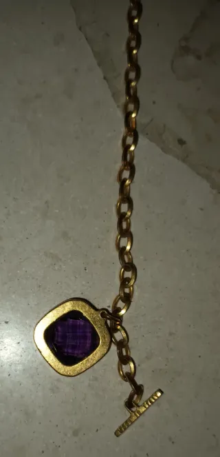 Bracciale Rebecca bronzo pietra viola