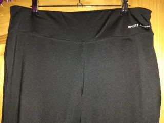 Pantalones deportivos negros talla XXL