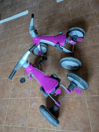 2 Triciclos Rosas para Bebé