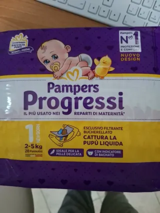 Pannolini Pampers Progressi Taglia 1