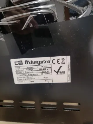 Horno Eléctrico Orbegozo