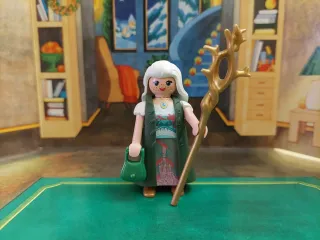 Playmobil Figura Mujer Bastón Bolso