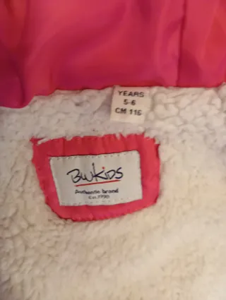 Giacca invernale bambina 5/6 anni