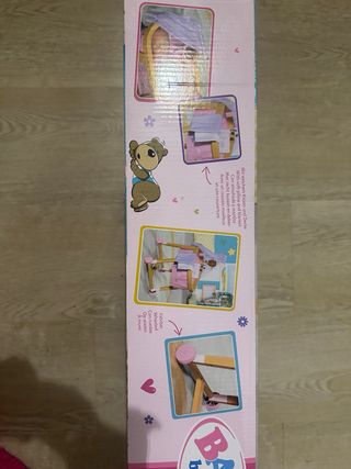 Cuna de bebé Baby Born con ruedas