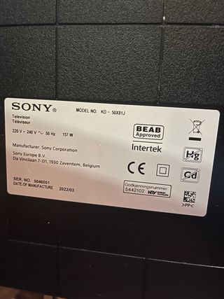 Televisor Sony para reparar