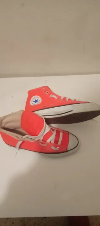 Converse Naranja Hi Top Zapatillas