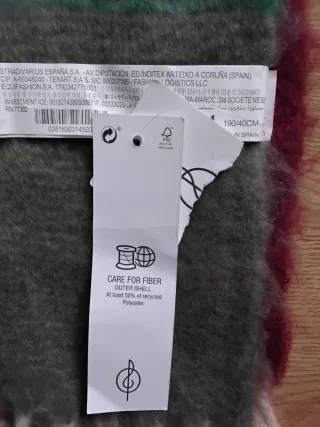 Bufanda Stradivarius Multicolor