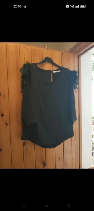 Camisa negra La Morena Talla S