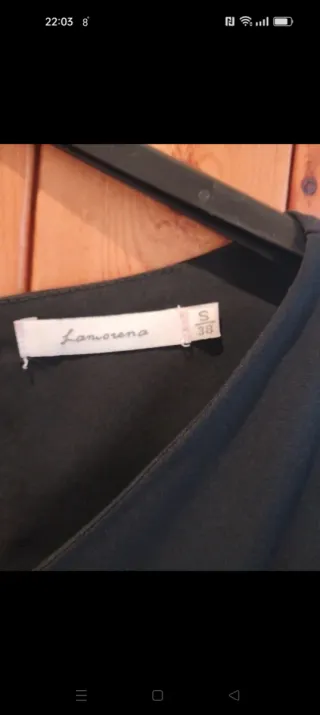 Camisa negra La Morena Talla S