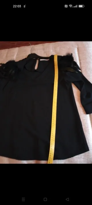 Camisa negra La Morena Talla S