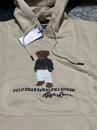 Sudadera Polo Ralph Lauren Oso Beige