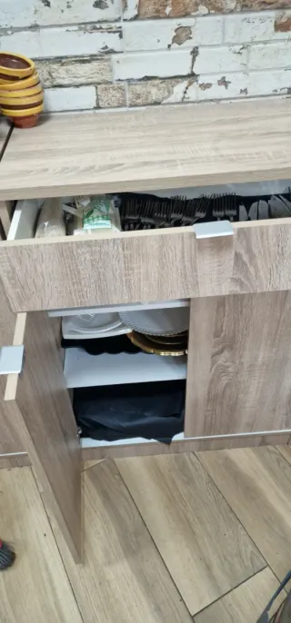 Zapatero/Cajonera Madera y Metal