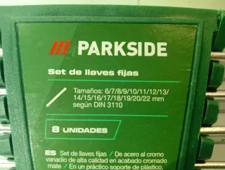 Set 8 Llaves Fijas PARKSIDE