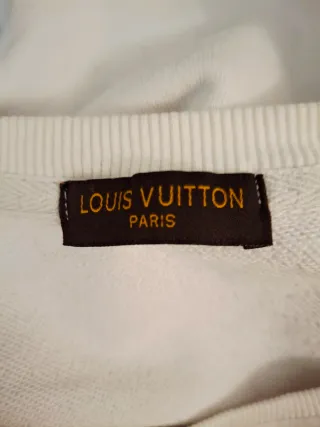 Sudadera Louis Vuitton Blanca Talla Única