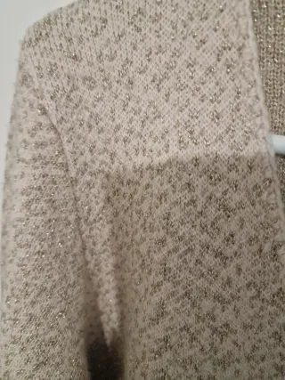 Jersey Morgan Beige y Dorado