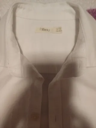 Camisa de niño blanca