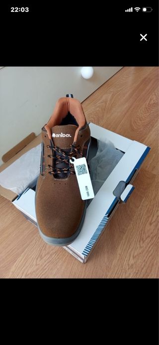 Zapatos de seguridad Aníbal Marrones