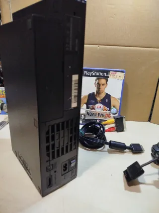 Consola PlayStation 2 Negra + 5 Juegos