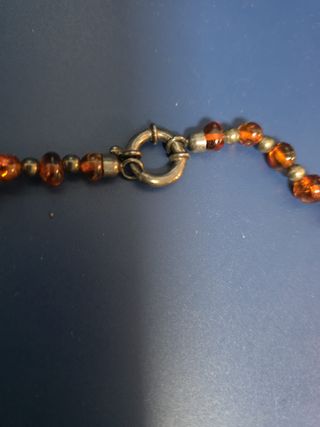 Collar Ámbar y Plata
