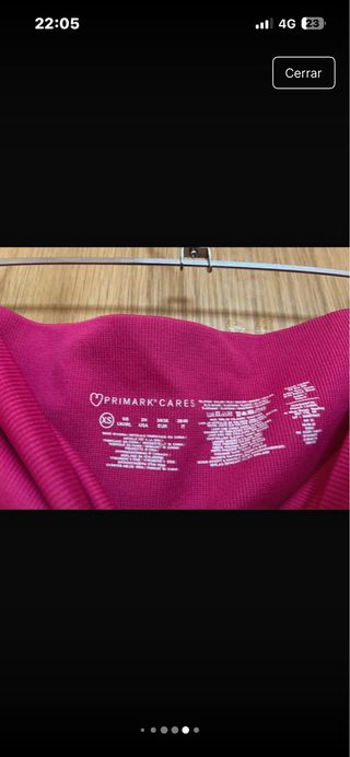 Conjunto deportivo Primark rosa fucsia