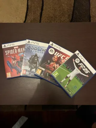 PlayStation 5 1TB + 1 mando + 4 juegos