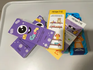 Juego 3-4 años con fichas de preguntas y respuesta