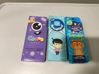 Juego 3-4 años con fichas de preguntas y respuesta