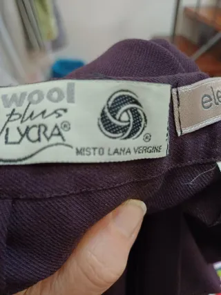 Pantaloni classici in lana