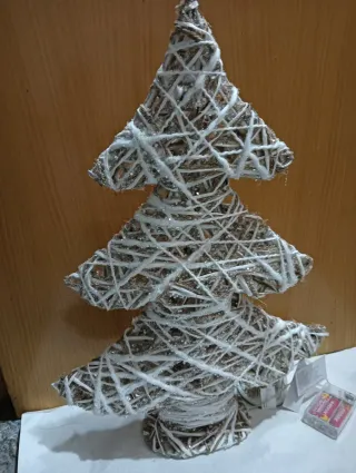 Adorno árbol Navidad luces