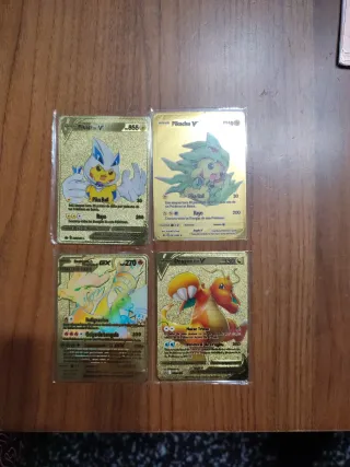 20 Cartas Pokémon Metal