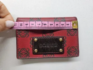 Cartera Loewe Monogram Roja y Marrón