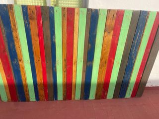 Cabecero de Palets Multicolor