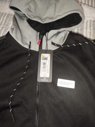 Sudadera Mackenzie Negra y Gris