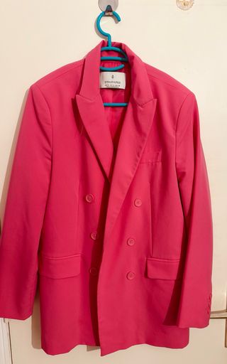 Blazer rosa Stradivarius