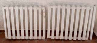 Puertas de aluminio blancas