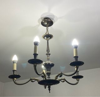 Lámpara de techo vintage 5 brazos