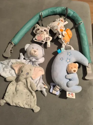 Manta peluche bebé con osito