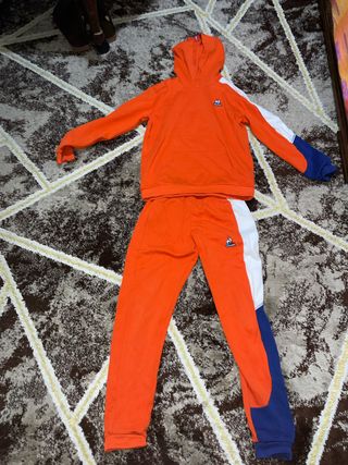 Chándal Le Coq Sportif niño naranja