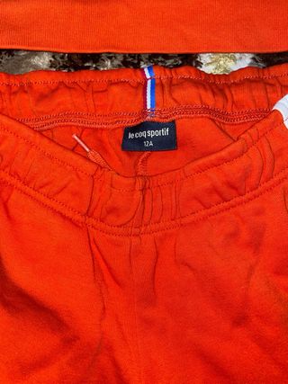 Chándal Le Coq Sportif niño naranja