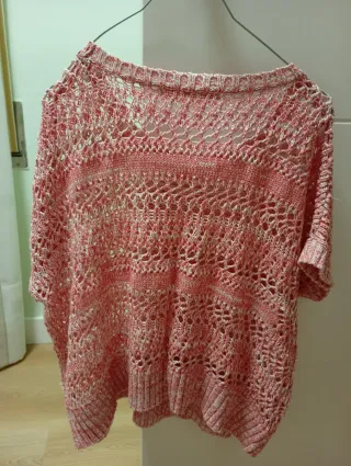 Jersey Sfera rosa y blanco talla S