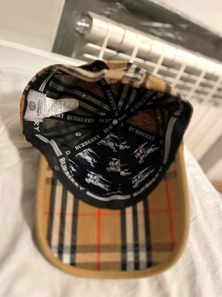Gorra Burberry Beige Multicolor
