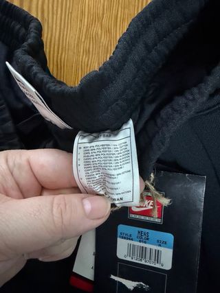 Bermuda portero Nike negra