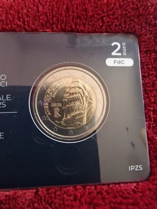 Moneta 2€ Italia Amerigo Vespucci