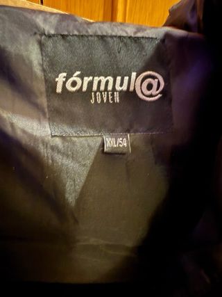 Chaleco Fórmul@ Negro Talla XXL