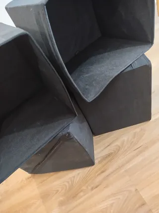 Cajas de tela grises Ikea Kallax (4 unidades)