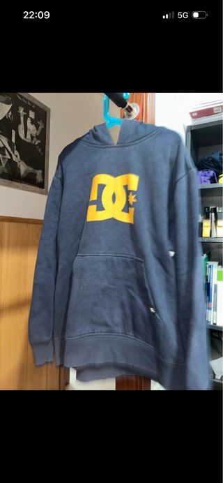 Sudadera DC Shoes Azul y Amarilla