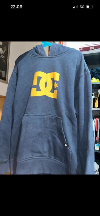 Sudadera DC Shoes Azul y Amarilla